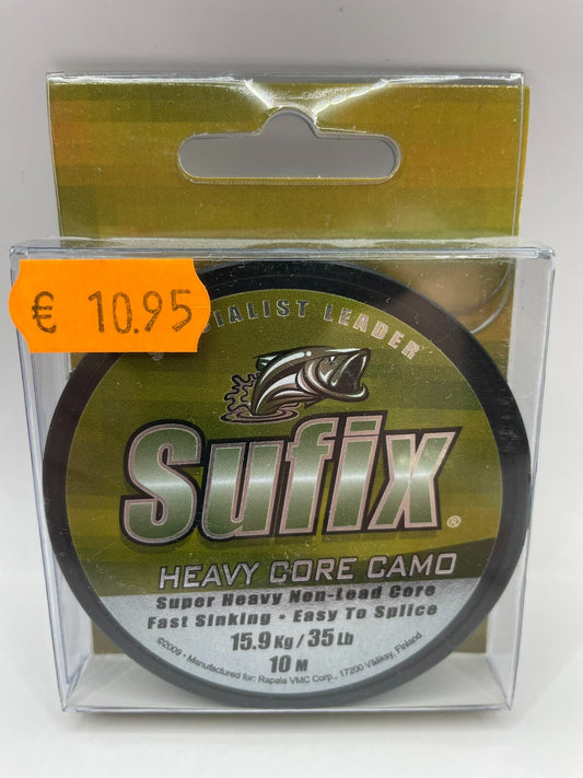 Sufix Heavy Core Camo Vorfachschnur 15,9KG 10m0