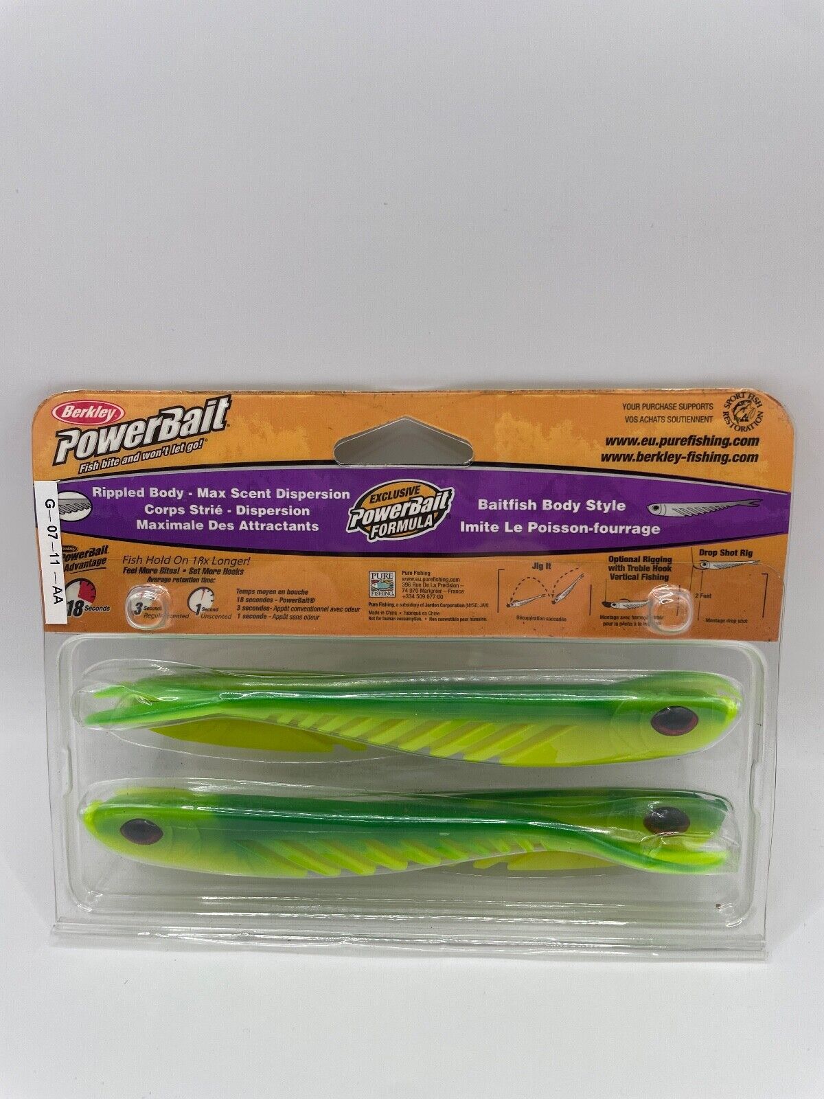 Berkley Powerbait 5 3/4" Ripple Minnow, Angelzubehör, Gummifisch