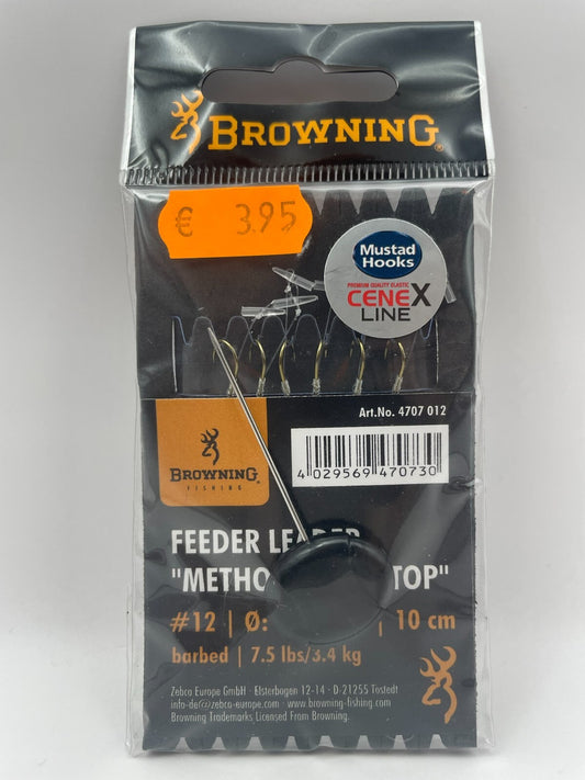 Browning Feeder Leader Method Push Stop Vorfächer0