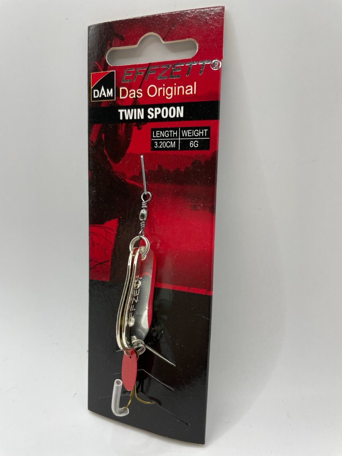 Dam Effzett Twin Spoon Doppelblinker 6g Silber / Silber Blinker