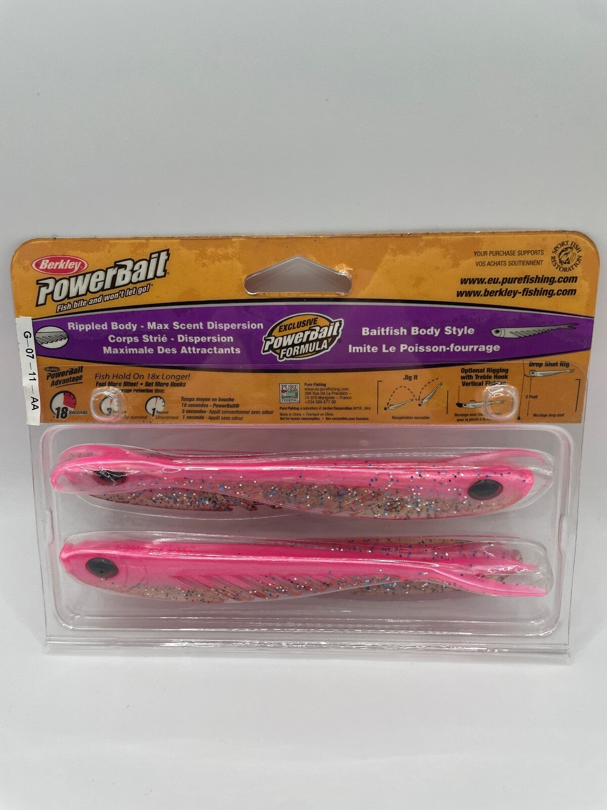 Berkley Powerbait 5 3/4" Ripple Minnow, Angelzubehör, Gummifisch1