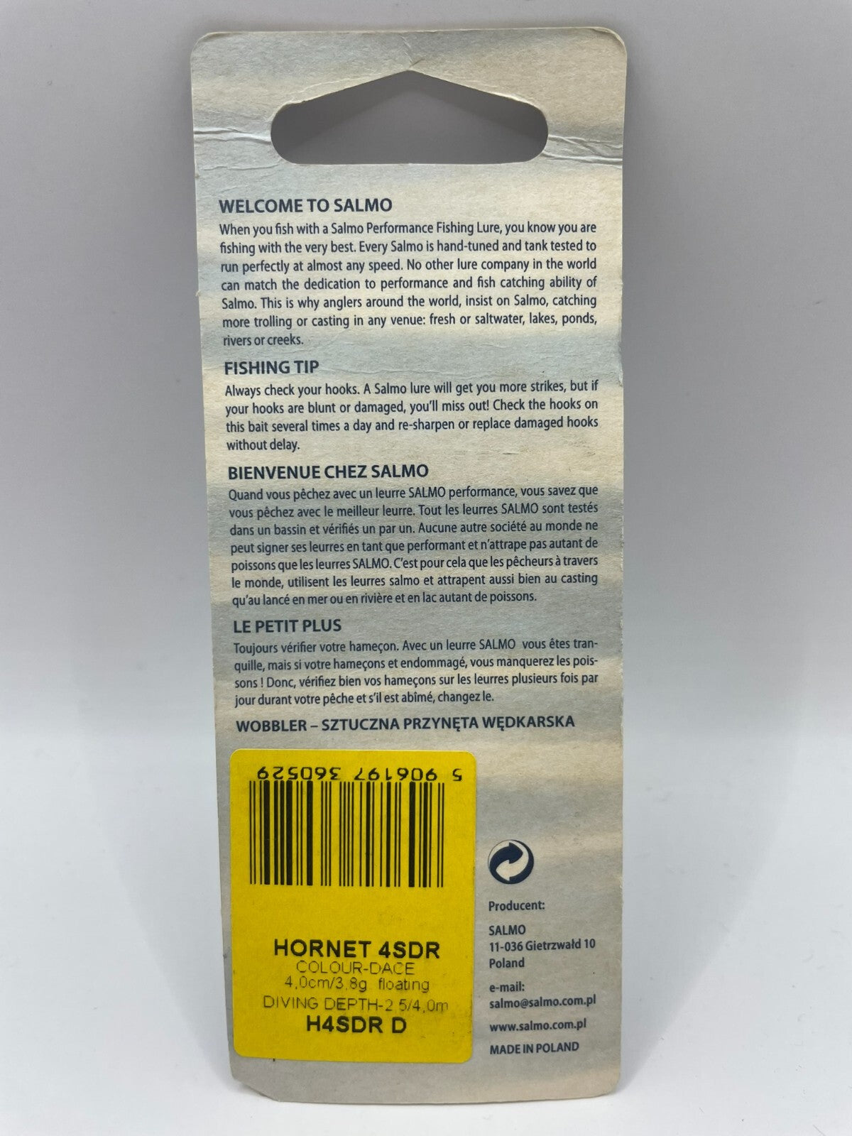 Salmo Hornet 4SDR Dace 4cm 3,8g Floating1