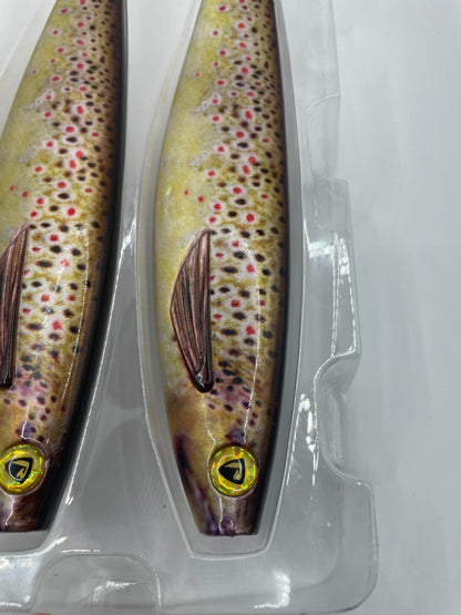 Fox Rage Pro Shad Natural Classic 2 Gummifische 28cm Brown Trout5