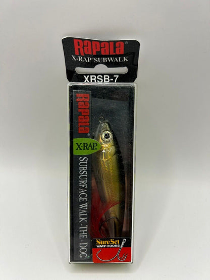 Rapala X Rap Subwalk XRSB-7 Gold Olive  12g, Wobbler, Angelzubehör