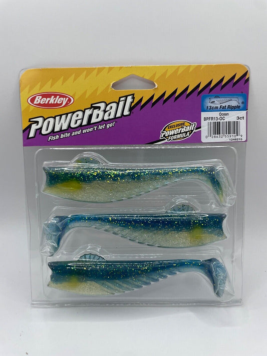 Berkley Powerbait 13cm Fat Ripple, Angelzubehör, Gummifisch