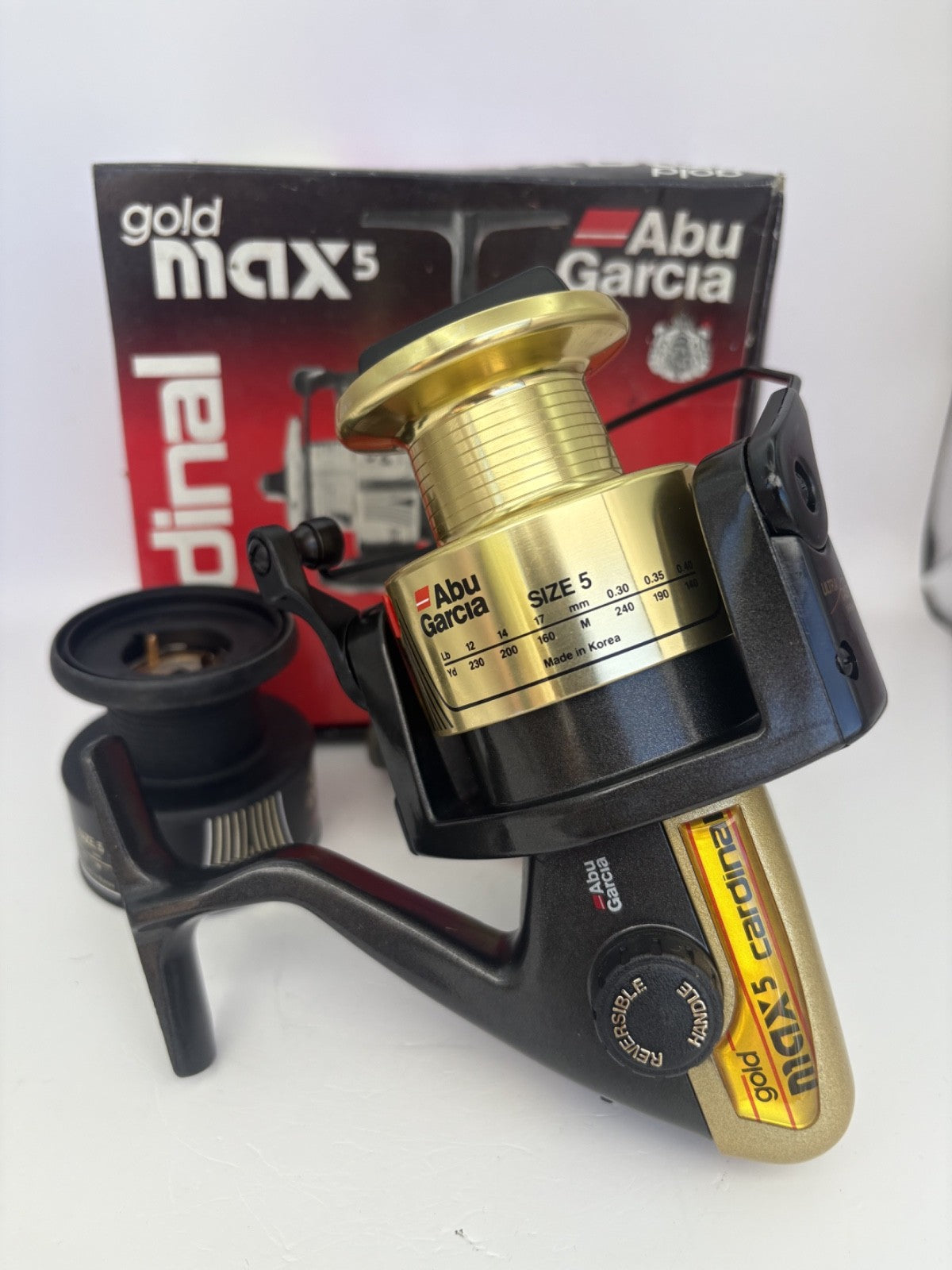 Abu Garcia Cardinal Gold Max 5, Rolle Angelzuhör2
