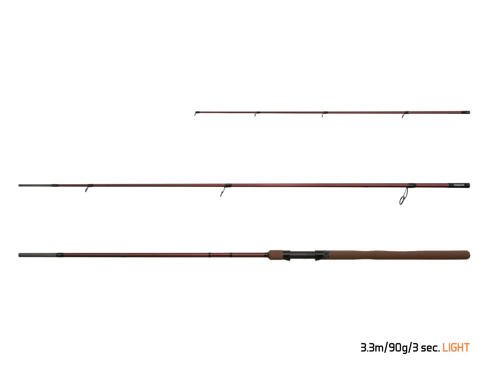 Delphin MAGMA LEGEND4RY LIGHT 330cm/90g/3Teile Rute1