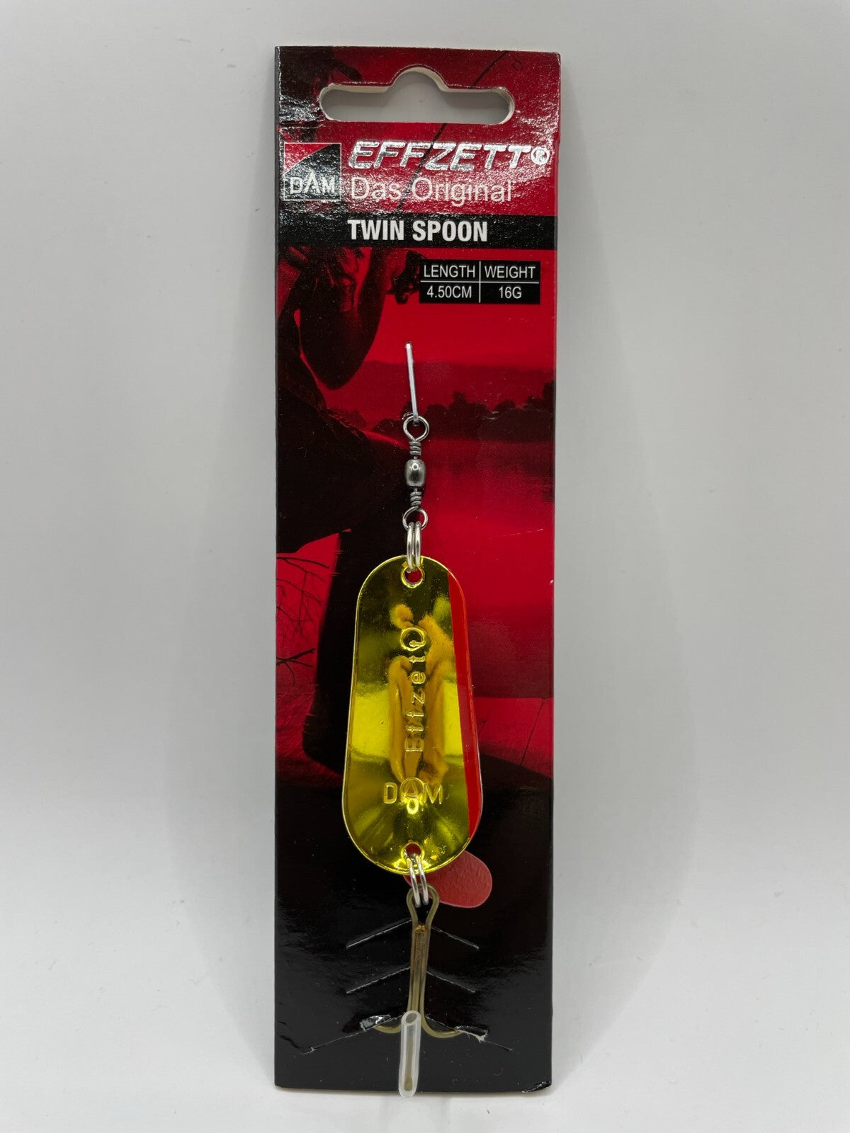 DAM Effzett Twin Spoon Doppelblinker 16g Silber / Gold Blinker 4,5cm0