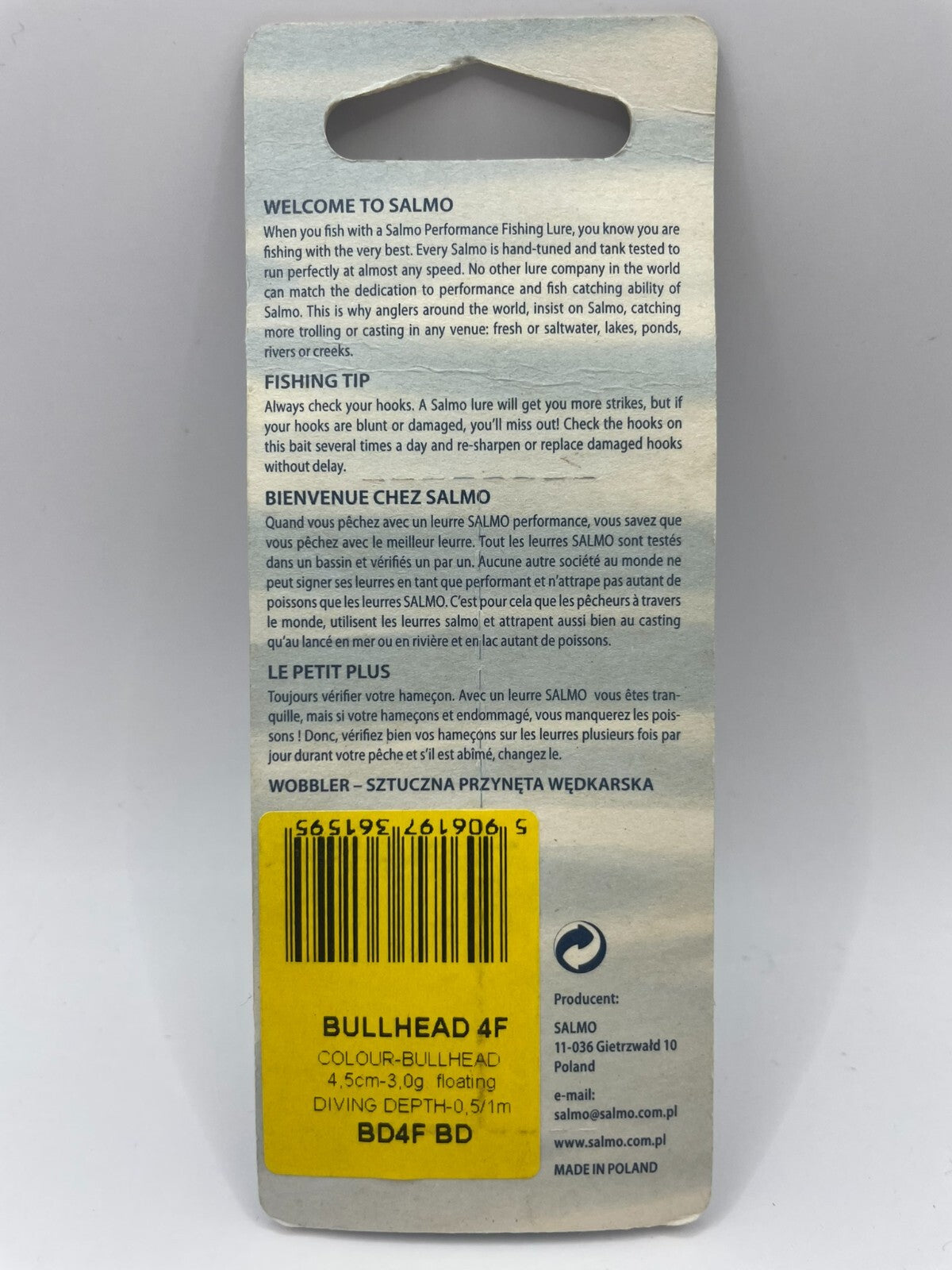 Salmo Bullhead 4F Bullhead 4,5cm 3g Floating1