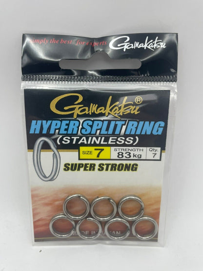 Gamakatsu Hyper Split Ring stainless diverse Größen