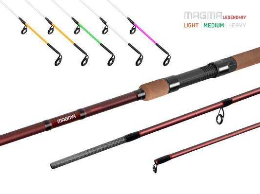 Delphin MAGMA LEGEND4RY LIGHT 360cm 90g 3 teilig Rute0