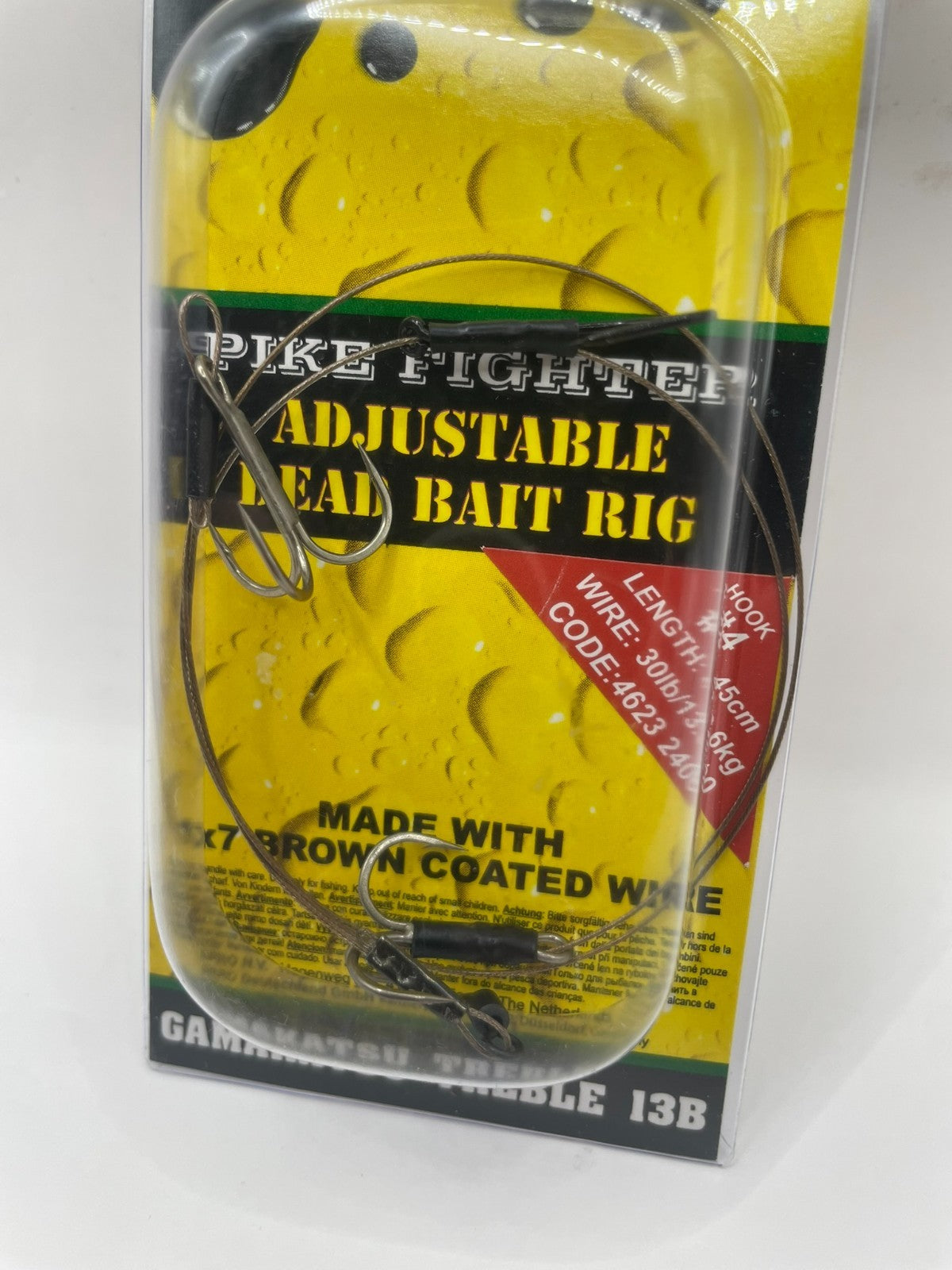 SPRO Pike Fighter Dead bait rig Vorfach Köderfisch Drillinge2