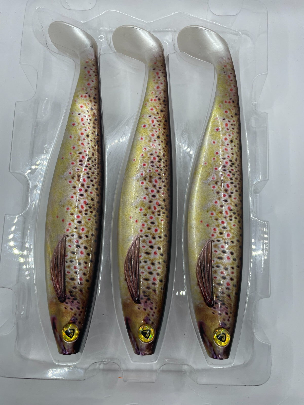 Fox Rage Pro Shad Natural Classic 2 Gummifische 28cm Brown Trout0