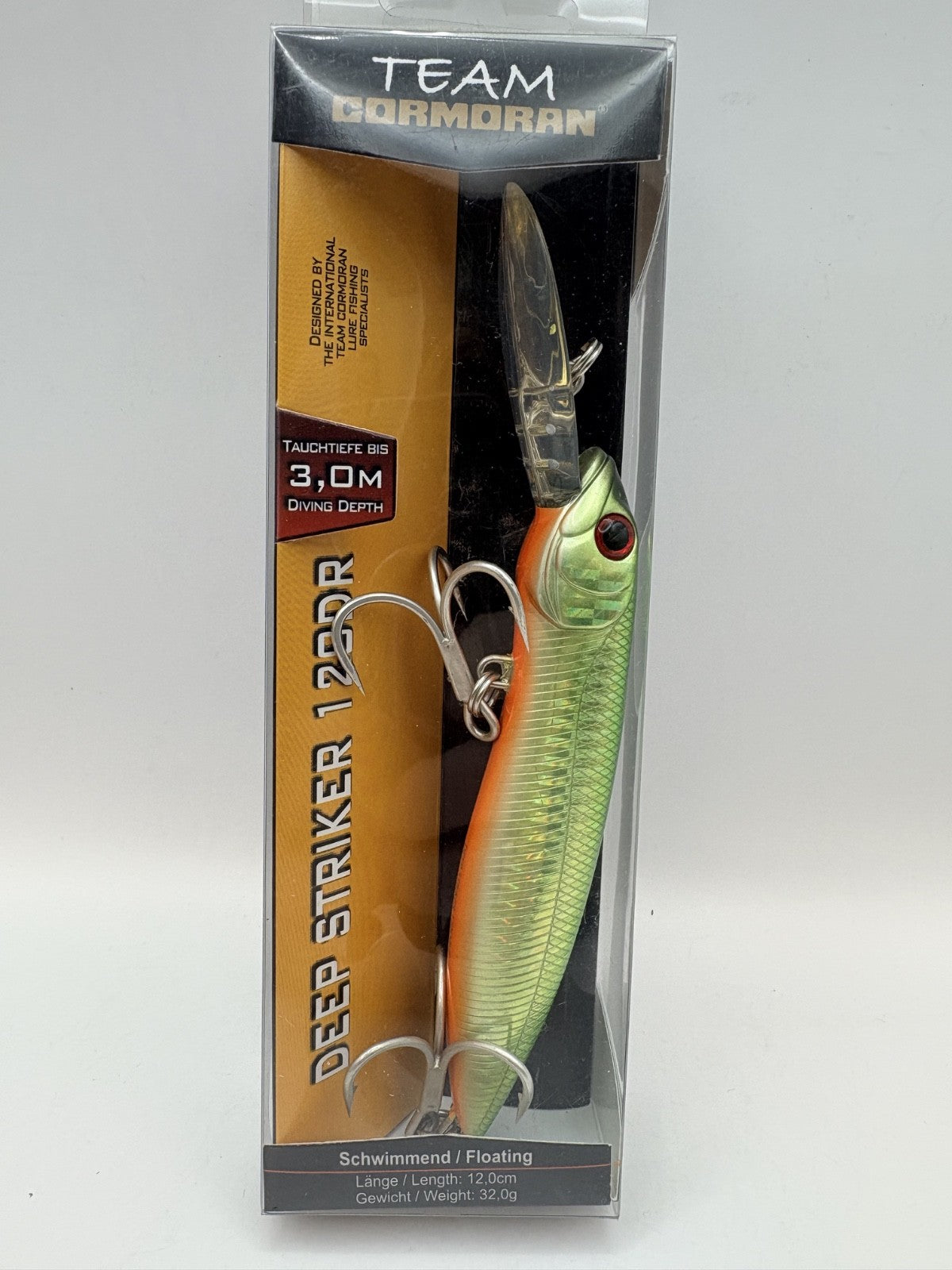 Team Cormoran Deep Striker 120DR /  12,0cm 32,0g Floating , Wobbler0