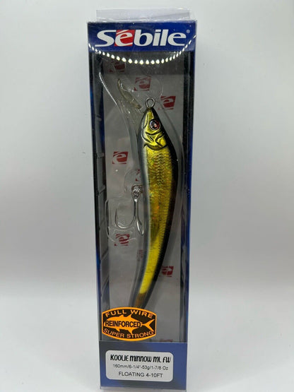 Sebile Koolie Minnow ML FW 160mm 53g Floating 4-10FT, Wobbler, Angelzubehör