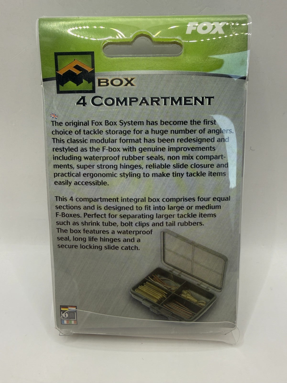 Fox F Box 4 Compartment Aufbewahrungsbox für Kleinteile1