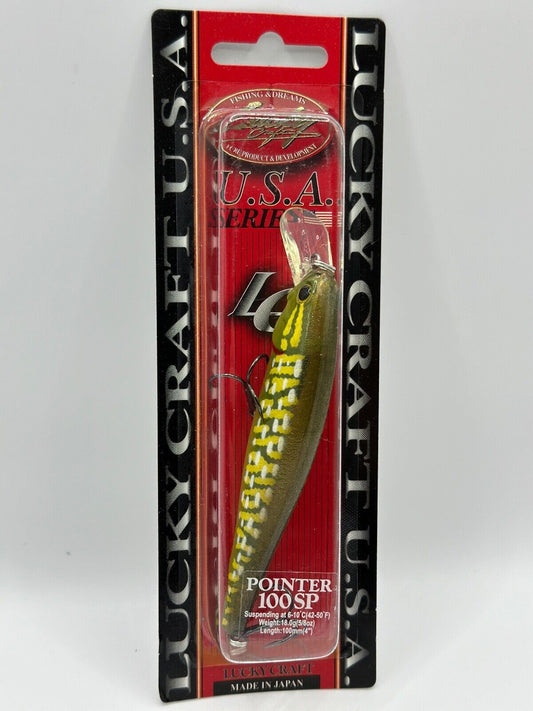 Lucky Craft U.S.A Series Pointer 100 SP Ghost Northern Pike, Wobbler