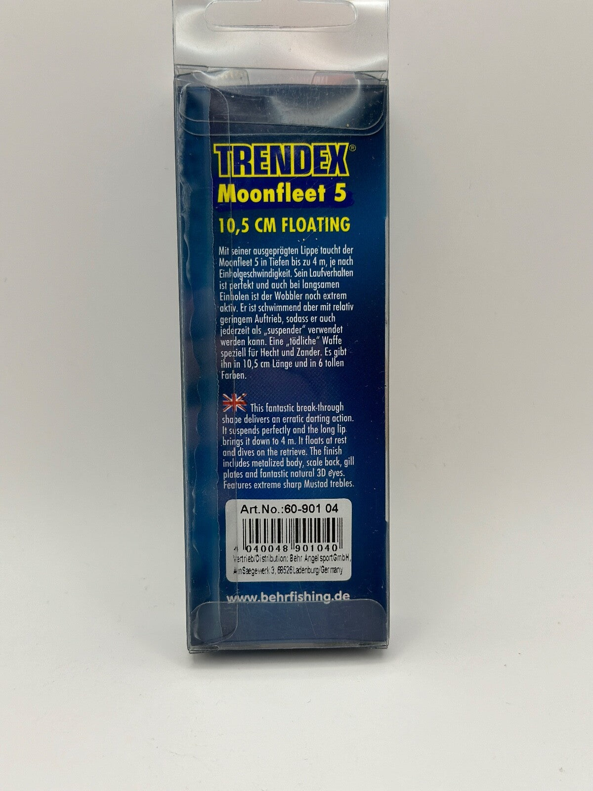 Behr Trendex Moonfleet 5 10,5cm Floating, Angelwobbler, Angelzubehör1