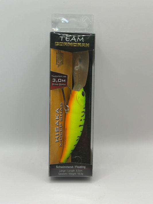 Team Cormoran Hisaka X-Deep Shad /  8,5cm 18,0g Floating , Wobbler