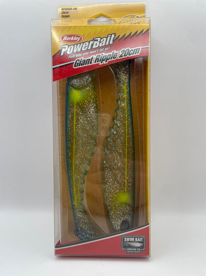 Berkley PowerBait Giant Ripple 20cm Gummifisch Angelzubehör0