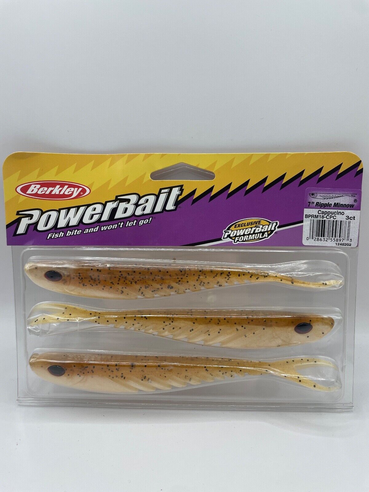 Berkley Powerbait 7" Ripple Minnow, Angelzubehör, Gummifisch