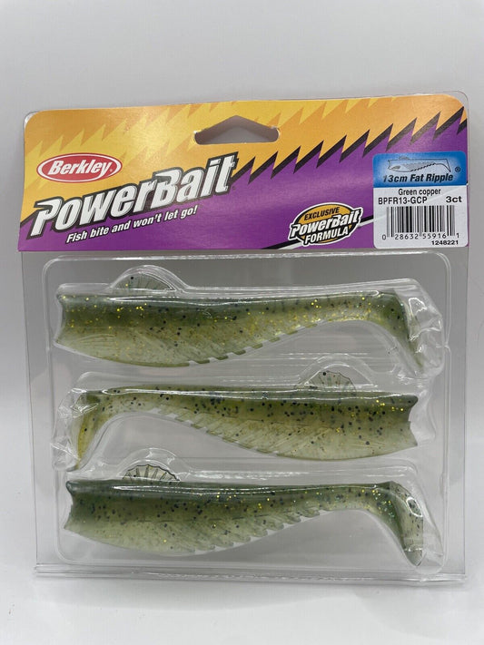 Berkley Powerbait 13cm Fat Ripple, Angelzubehör, Gummifisch