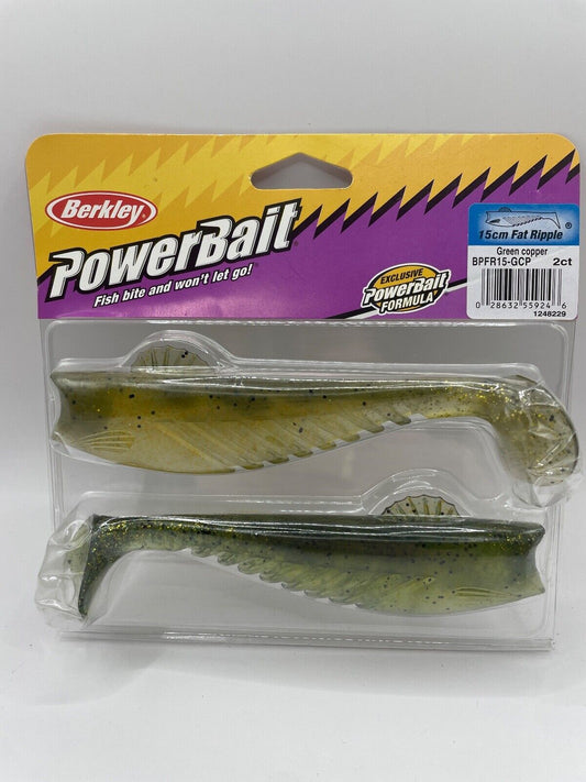 Berkley Powerbait 15cm Fat Ripple, Angelzubehör, Gummifisch