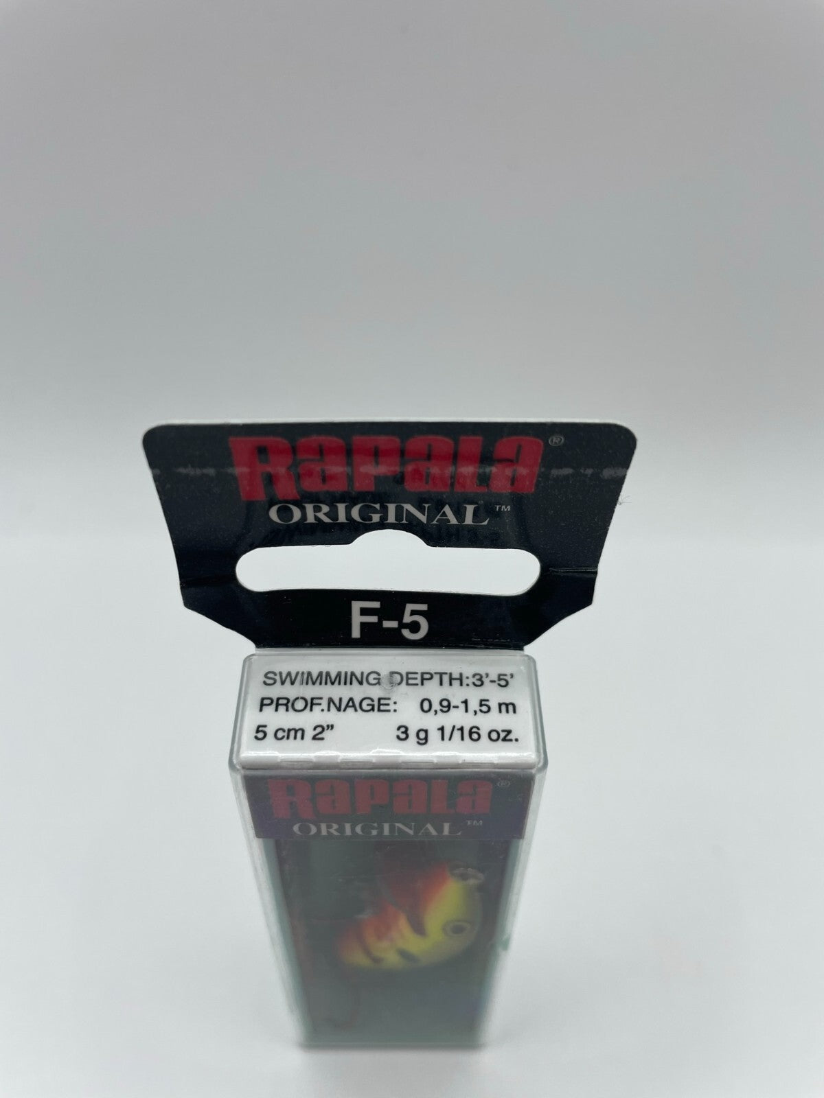Rapala Original Floating F5 BHO Bleeding Hot Olive Wobbler1