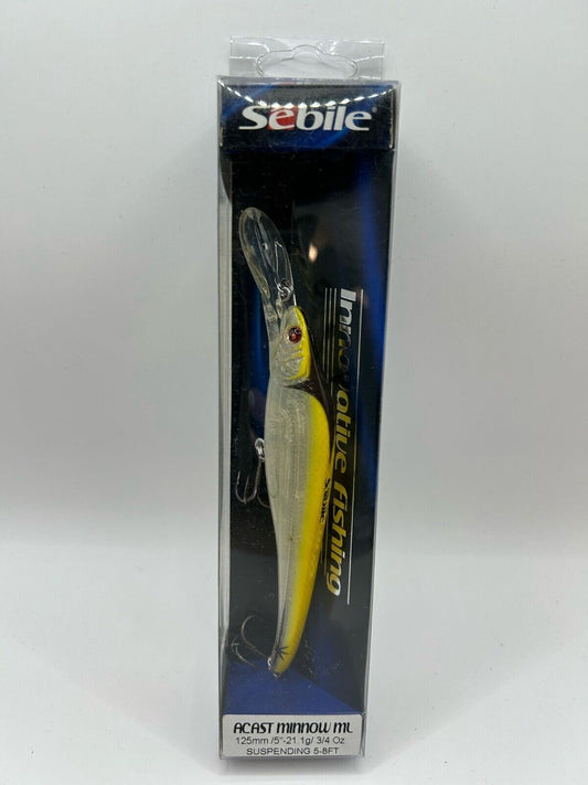 Sebile Acast Minnow ML 125mm 21,1g Suspending 5-8FT, Wobbler, Angelzubehör