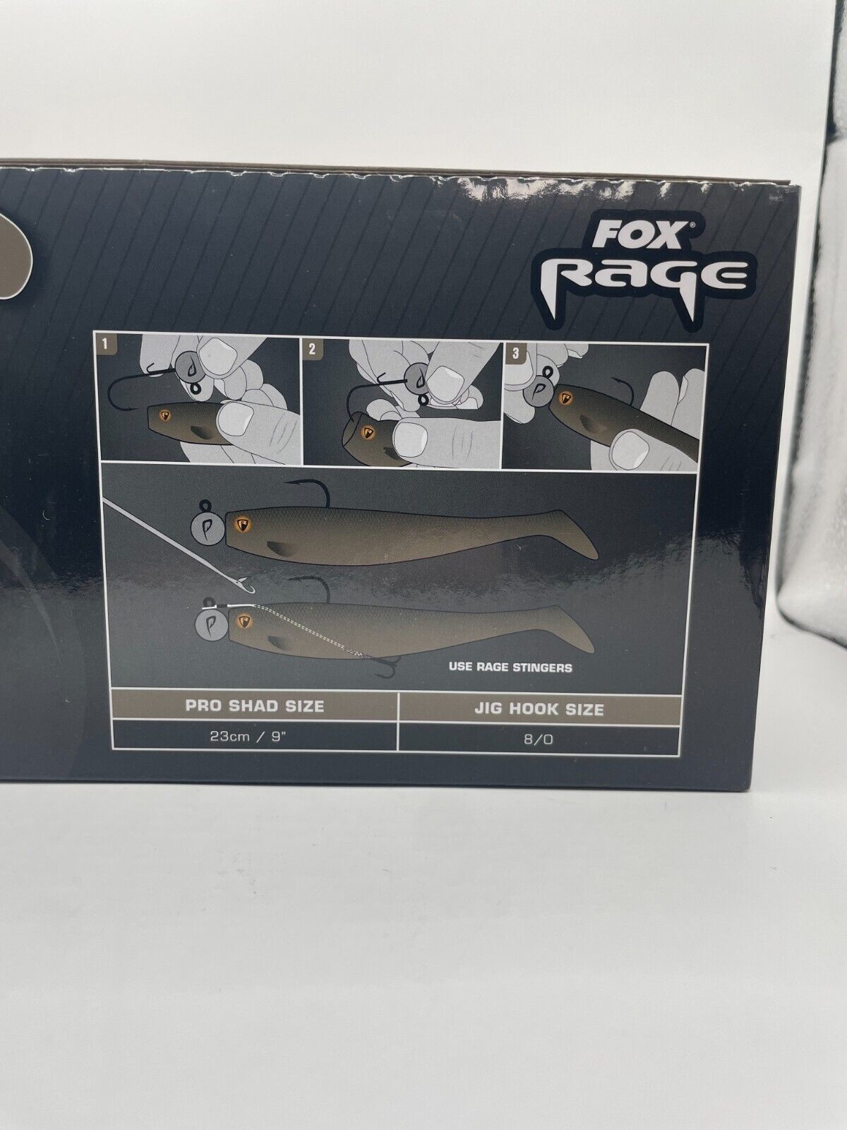 Fox Rage Pro Shad Natural Classic 2 Gummifisch 23 cm Rainbow Trout