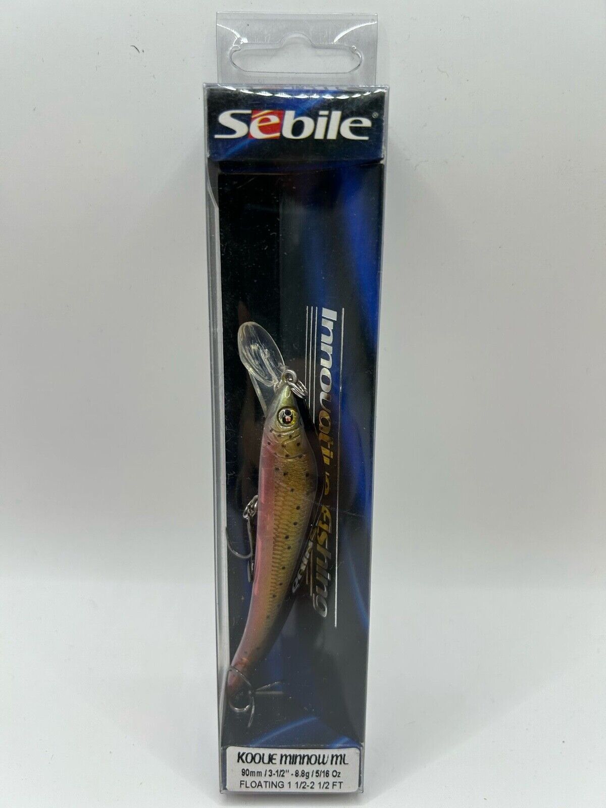 Sebile Koolie Minnow ML  90mm 8,8g Floating 1 1/2-2 1/2FT, Wobbler, Angelzubehör