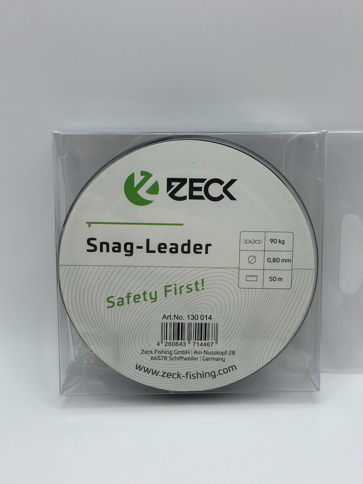 Zeck Snag Leader 0,80mm 90kg 50m Schlagschnur für Wallerangeln, Angelzubehör