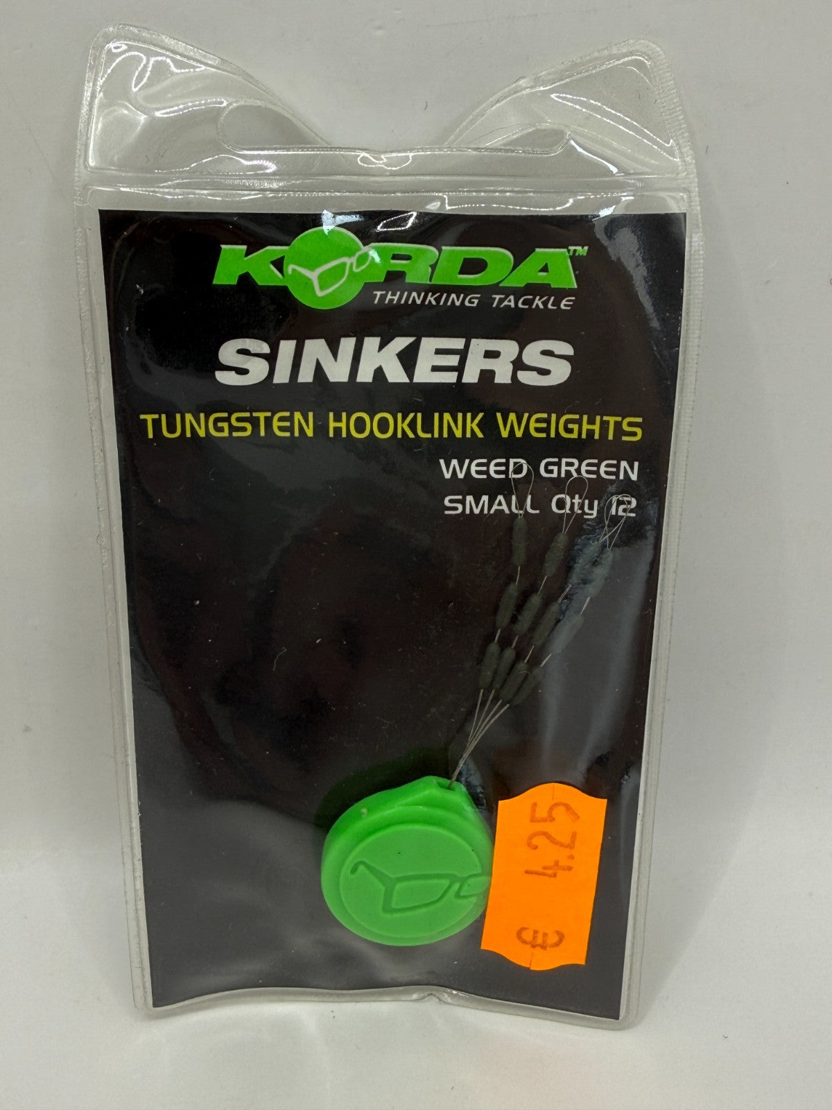 Korda Sinkers Tungsten Hooklink Weights Weed Green Small0