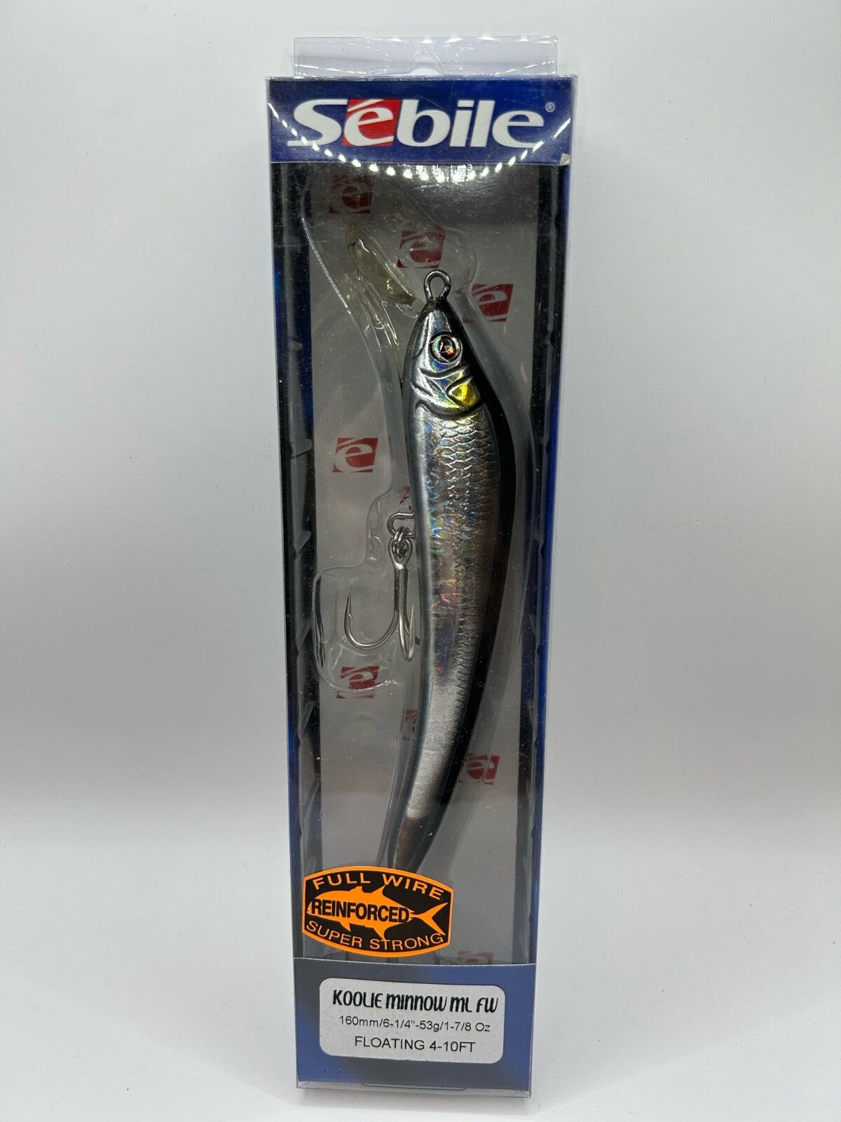 Sebile Koolie Minnow ML FW 160mm 53g Floating 410FT, Wobbler, Angelzubehör0