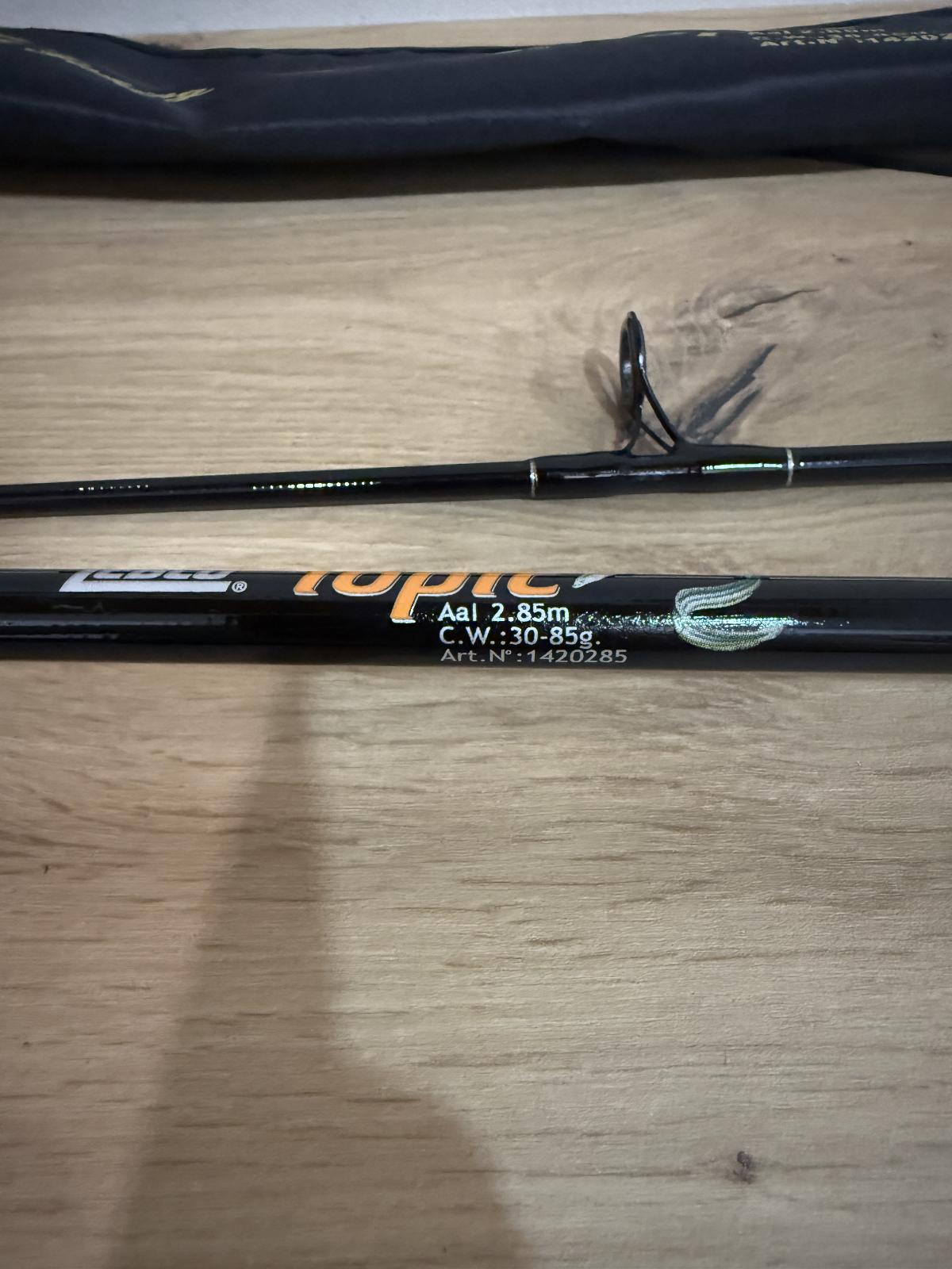 Zebco Topic Fantastic World of Fishing Aal  2,85m 3085g Rute4