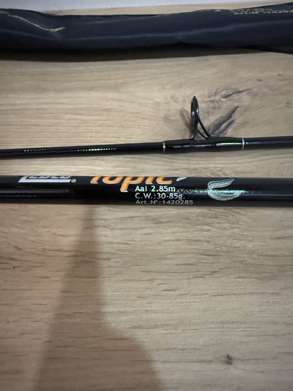 Zebco Topic Fantastic World of Fishing Aal  2,85m 3085g Rute4