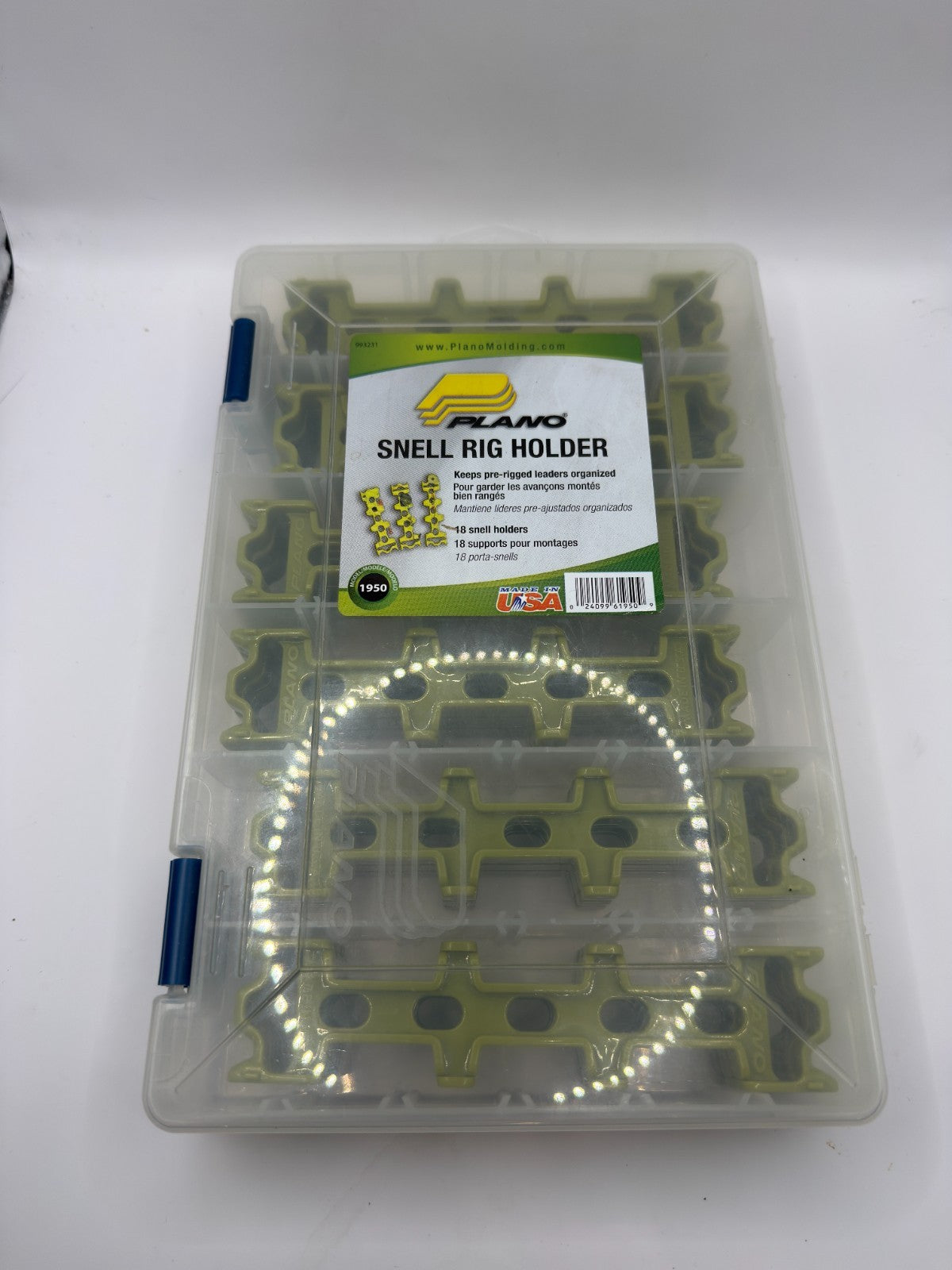 Plano Tacklebox Snell Rig Holder 18 Pcs0