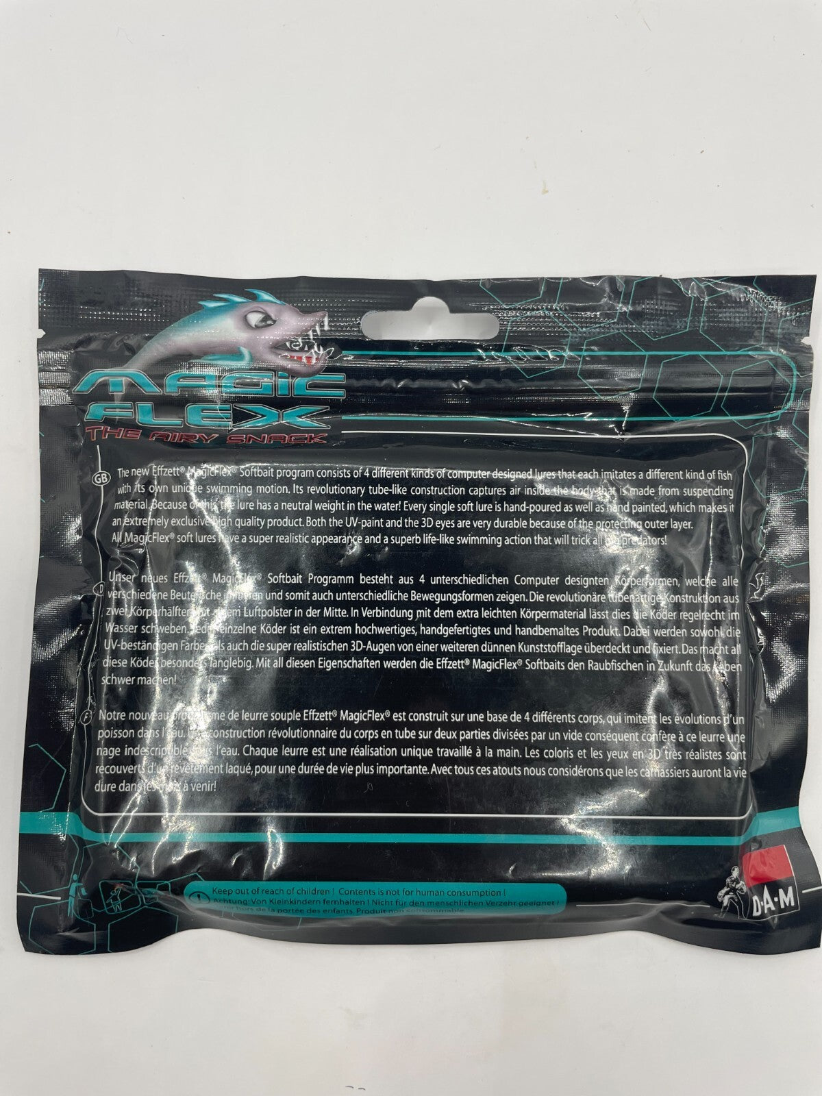 DAM Magic Flex Airy Snack Gummifische Köder Angelzubehör2