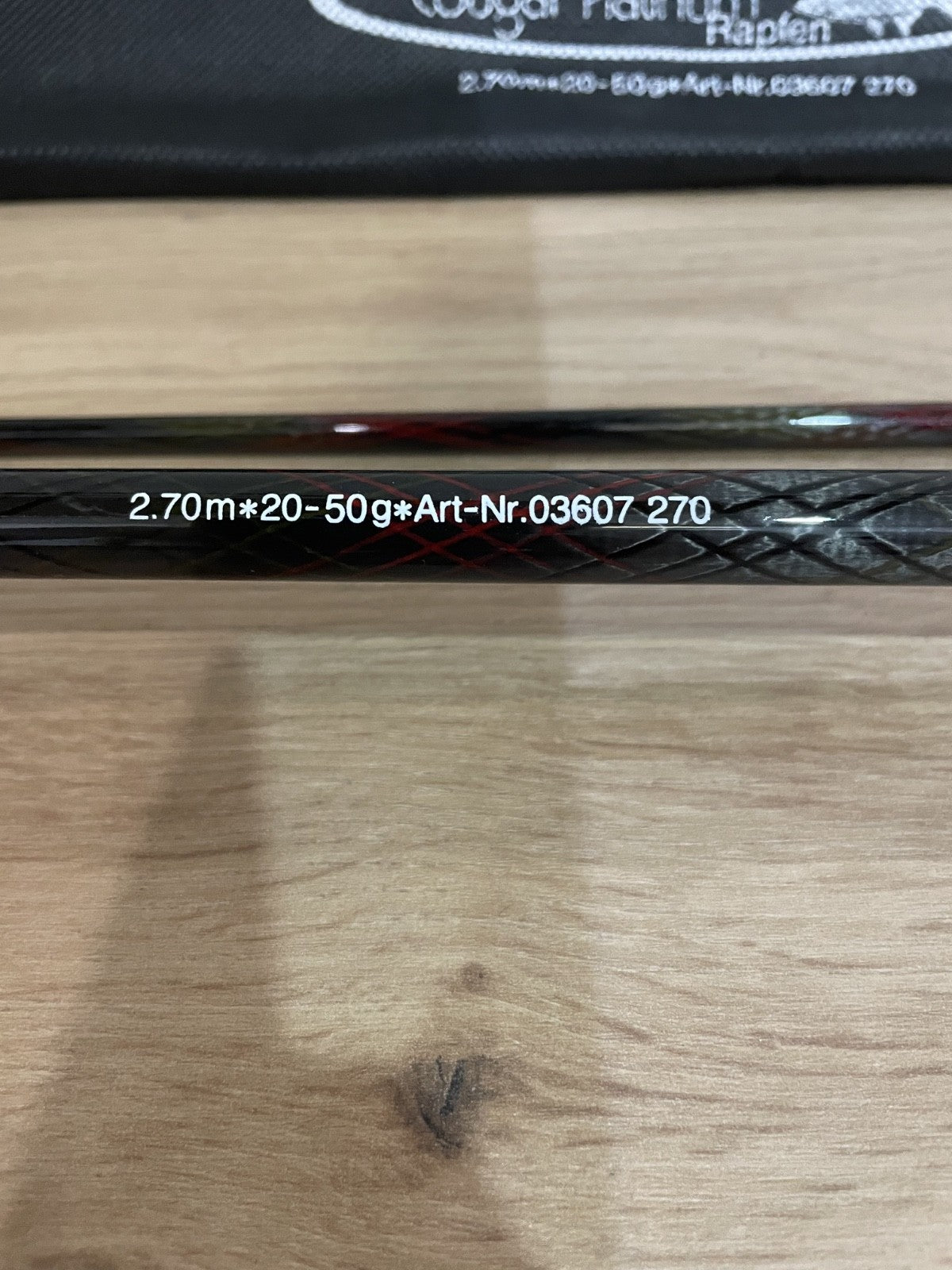 DAM / Eurostar Cougar Platium Rapfen Rute 2,70m 2050g5