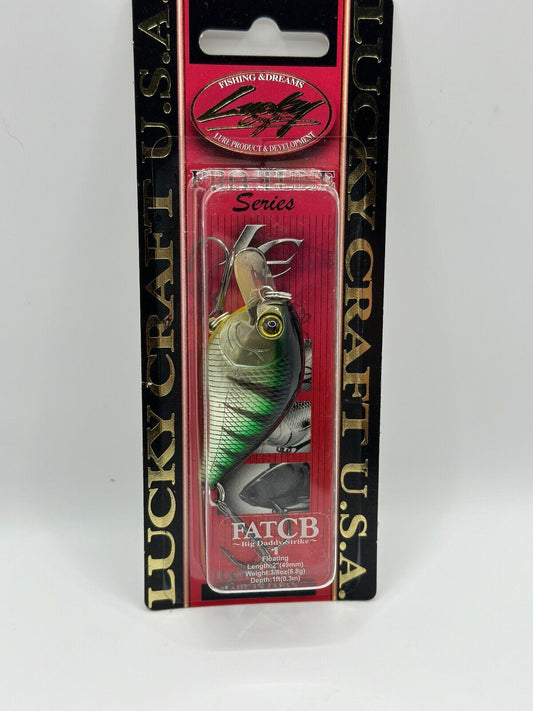 Lucky Craft Pro Tune Series Fat CB Floating Aurora Green Perch, Wobbler