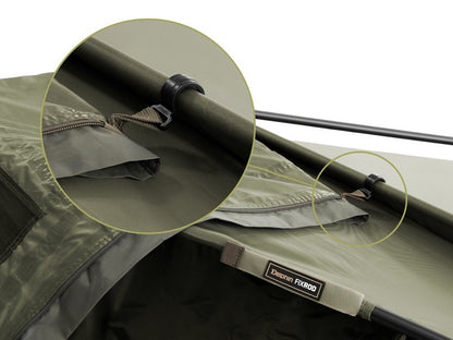 Delphin Biwak PANORAMA Eazy Angelzelt 2 Personen 305x250x160cm 8kg Karpfenzelt5