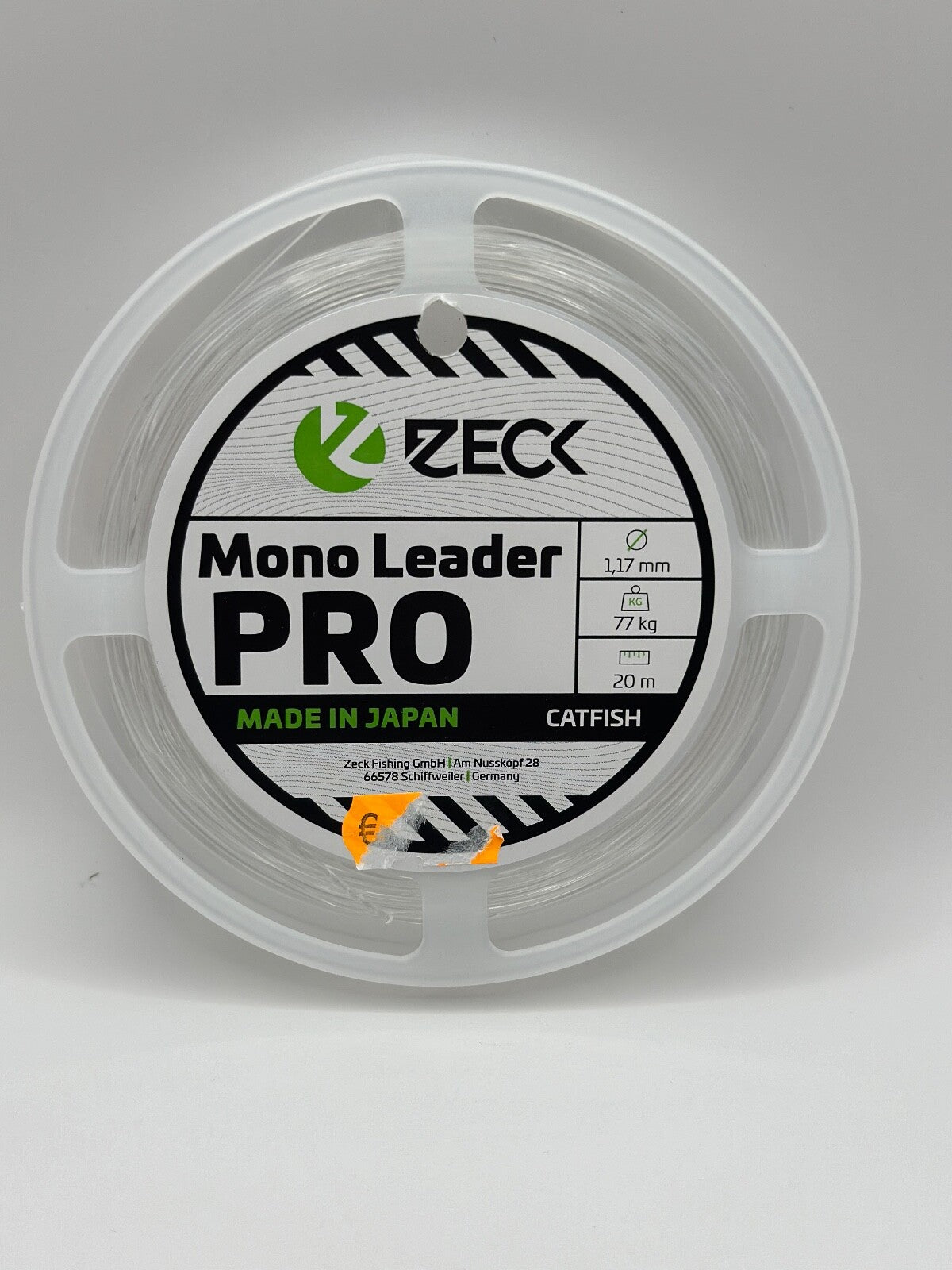 Zeck Mono Leader Pro 1,17mm Wallerschnur, Angelschnur, Angelzubehör0