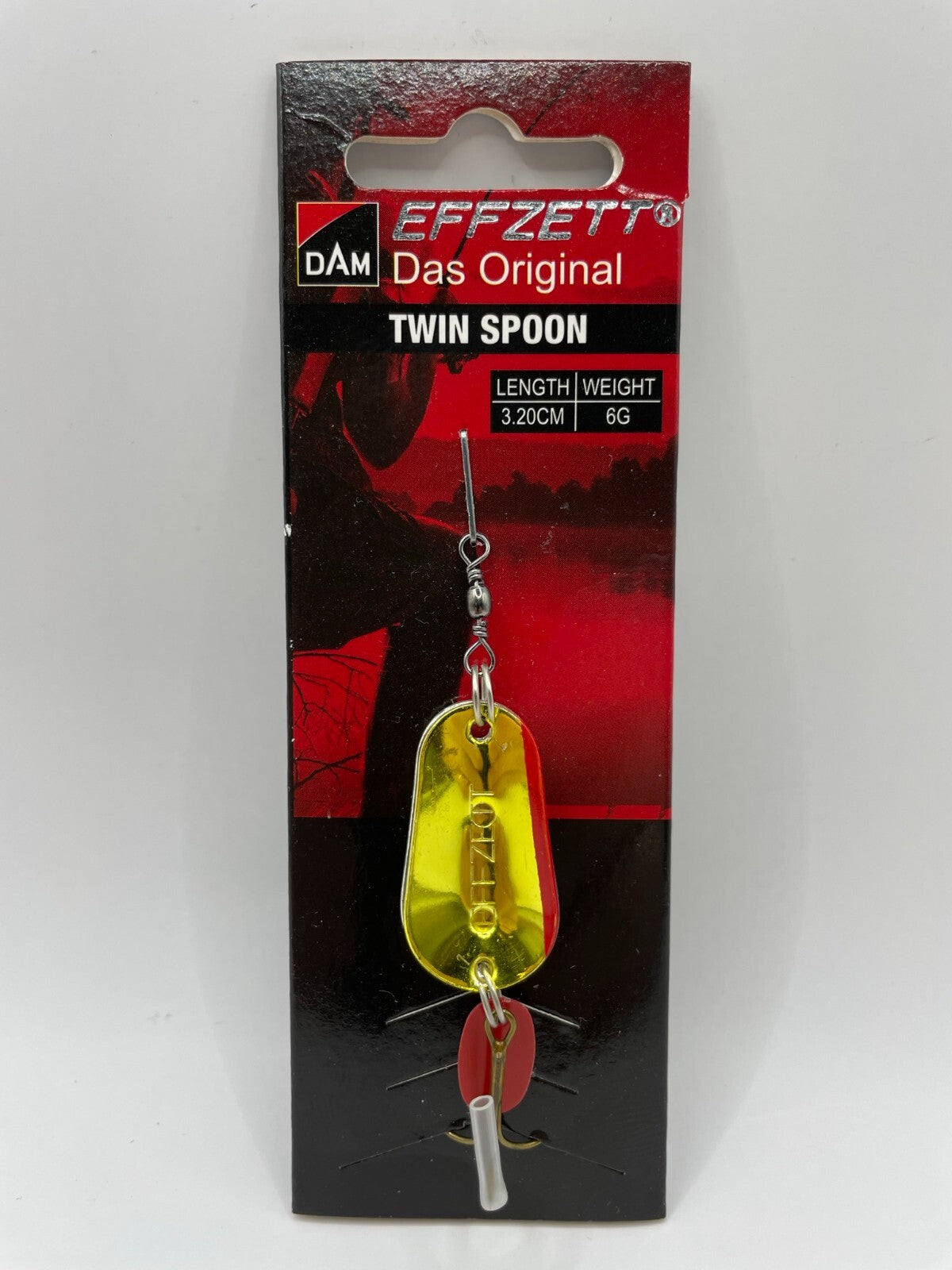 Dam Effzett Twin Spoon Doppelblinker 6g Silber / Gold Blinker0