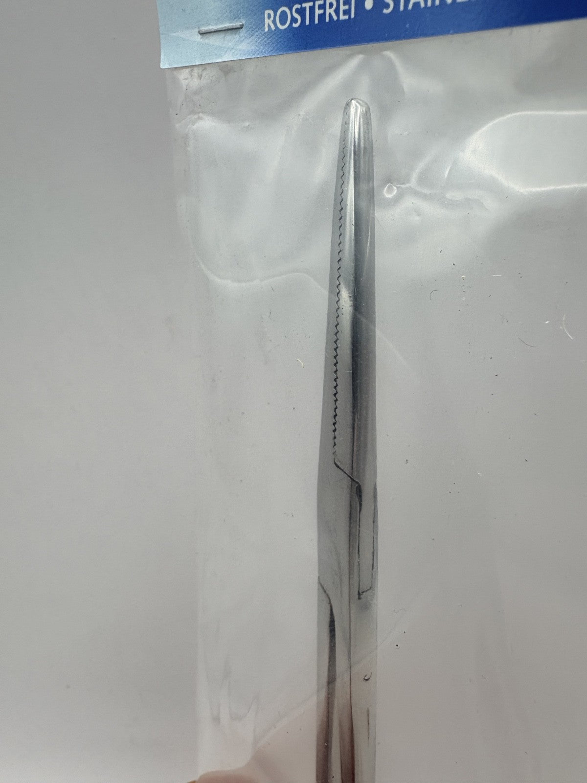 Balzer Hakenlöser Klemmzange Arterienklemme gerade 20cm1