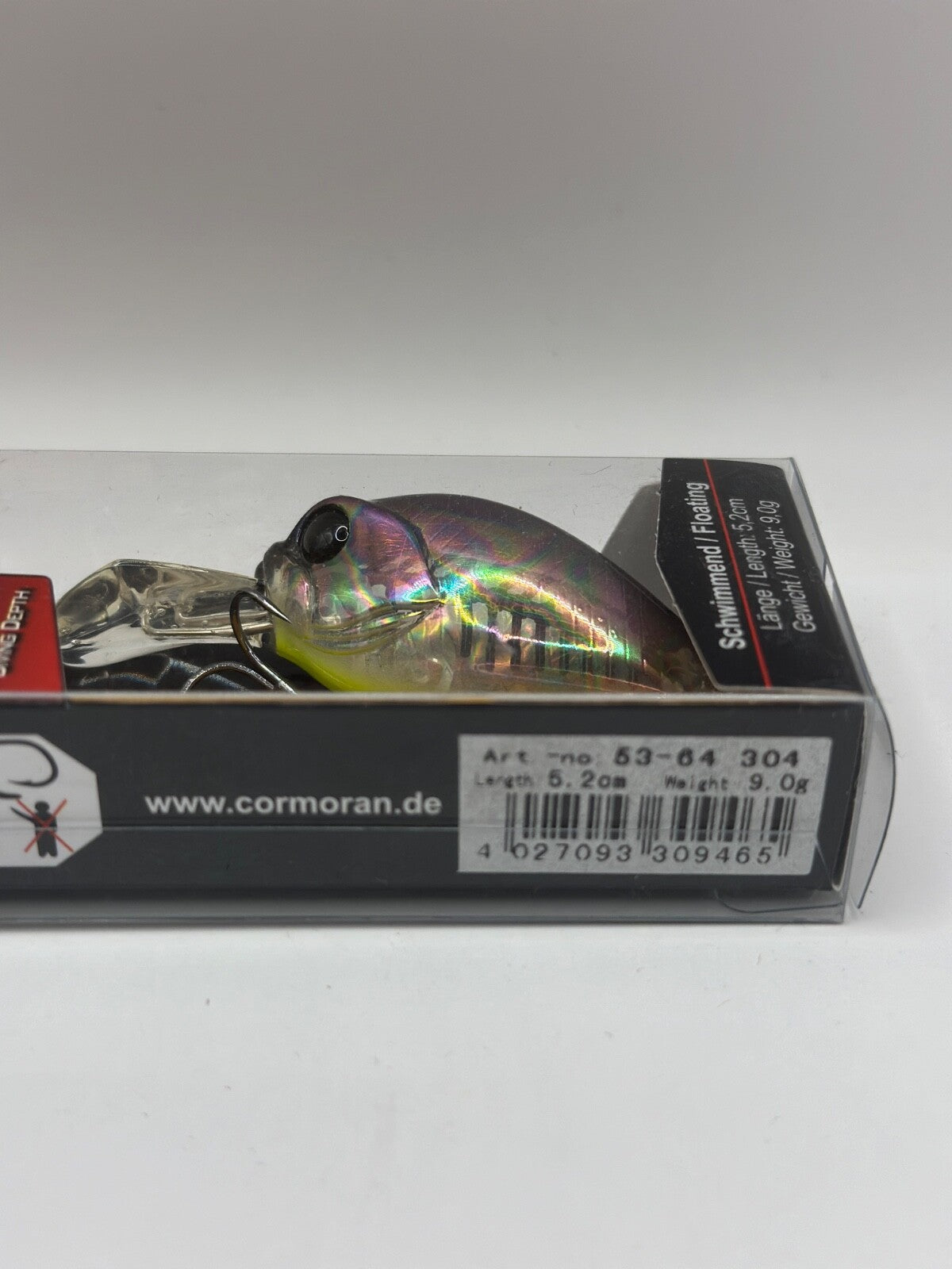 Team Cormoran Bone Crank 52MR/  5,2cm 9,0g Floating, Wobbler1