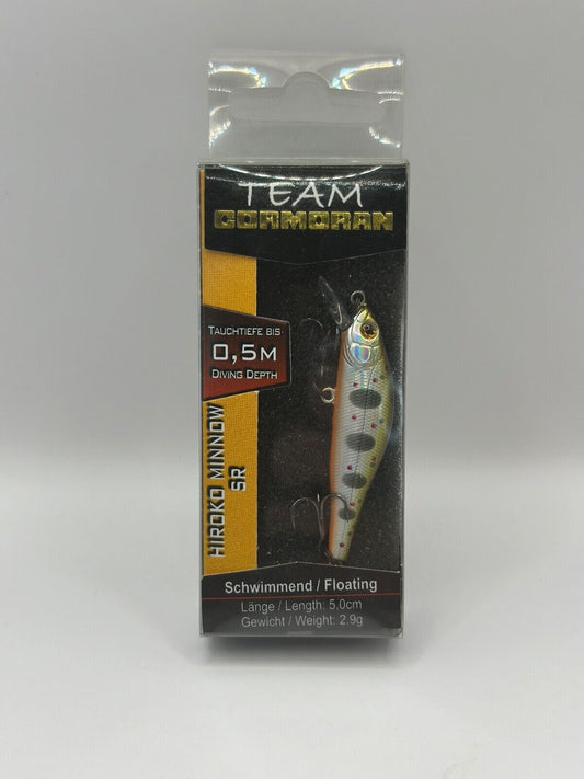 Team Cormoran Hiroko Minnow SR 5,0cm 2,9g Floating , Wobbler