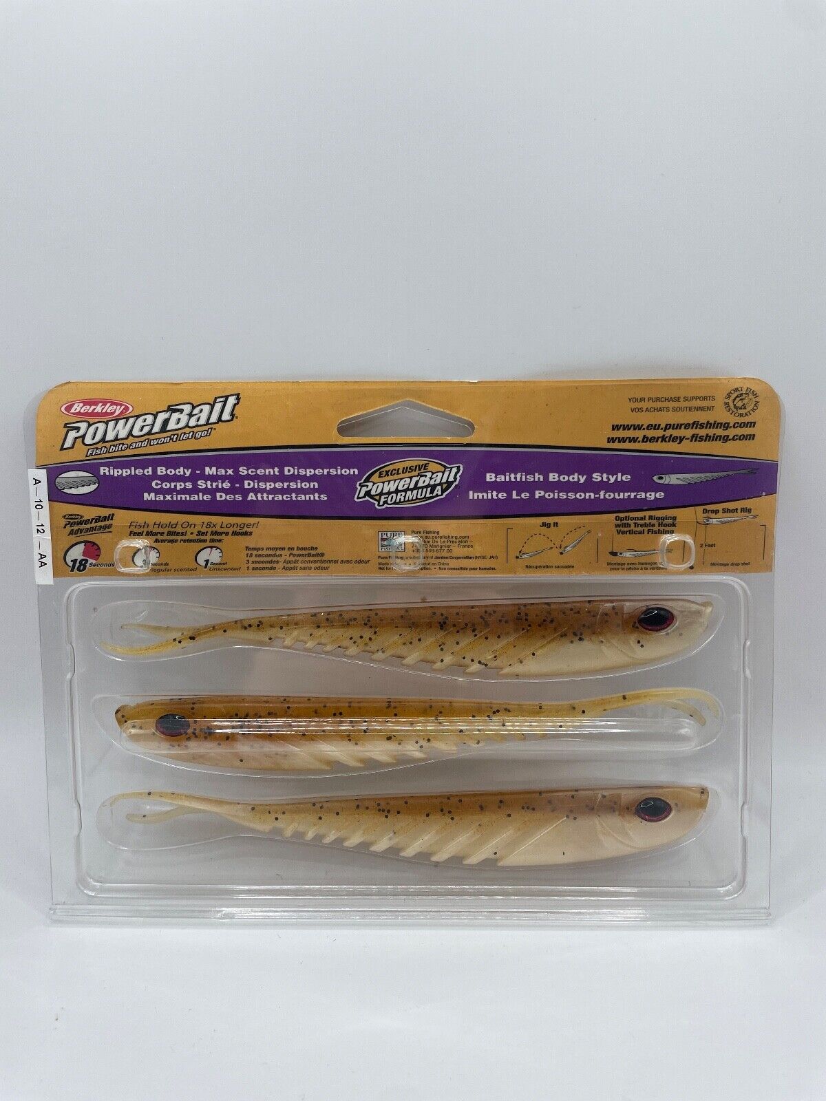 Berkley Powerbait 7" Ripple Minnow, Angelzubehör, Gummifisch