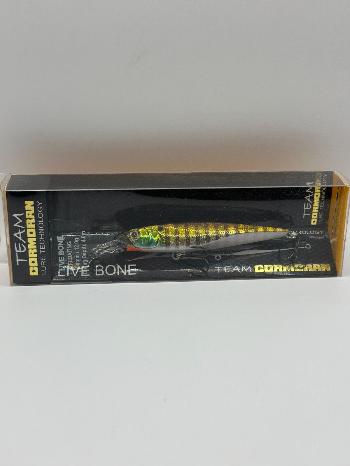 Team Cormoran Live Bone Perch  90mm Floating 12g 4m Tauchtiefe0
