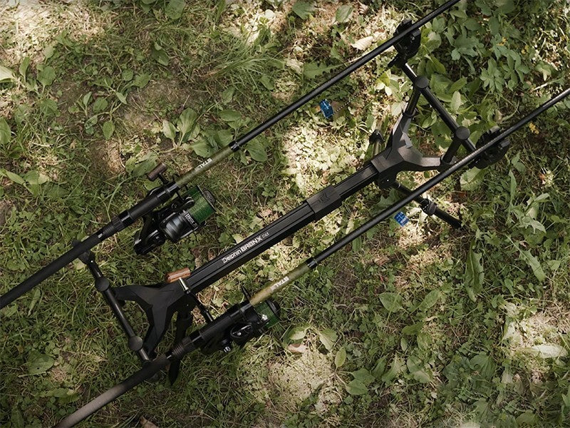 Rod Pod Delphin BRONX 2G STALX mit Tasche Carp Rodpod Black Rod Pod 2 Ruten8