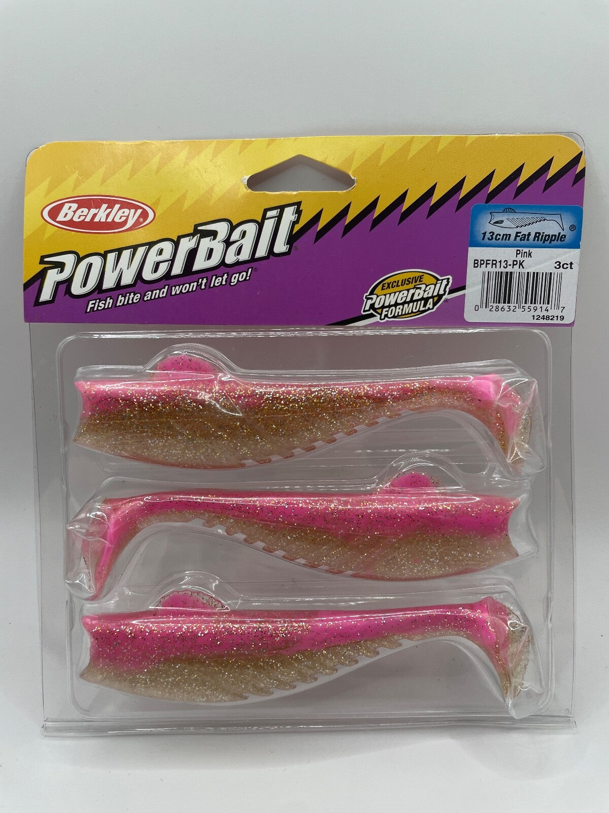 Berkley Powerbait 13cm Fat Ripple, Angelzubehör, Gummifisch0
